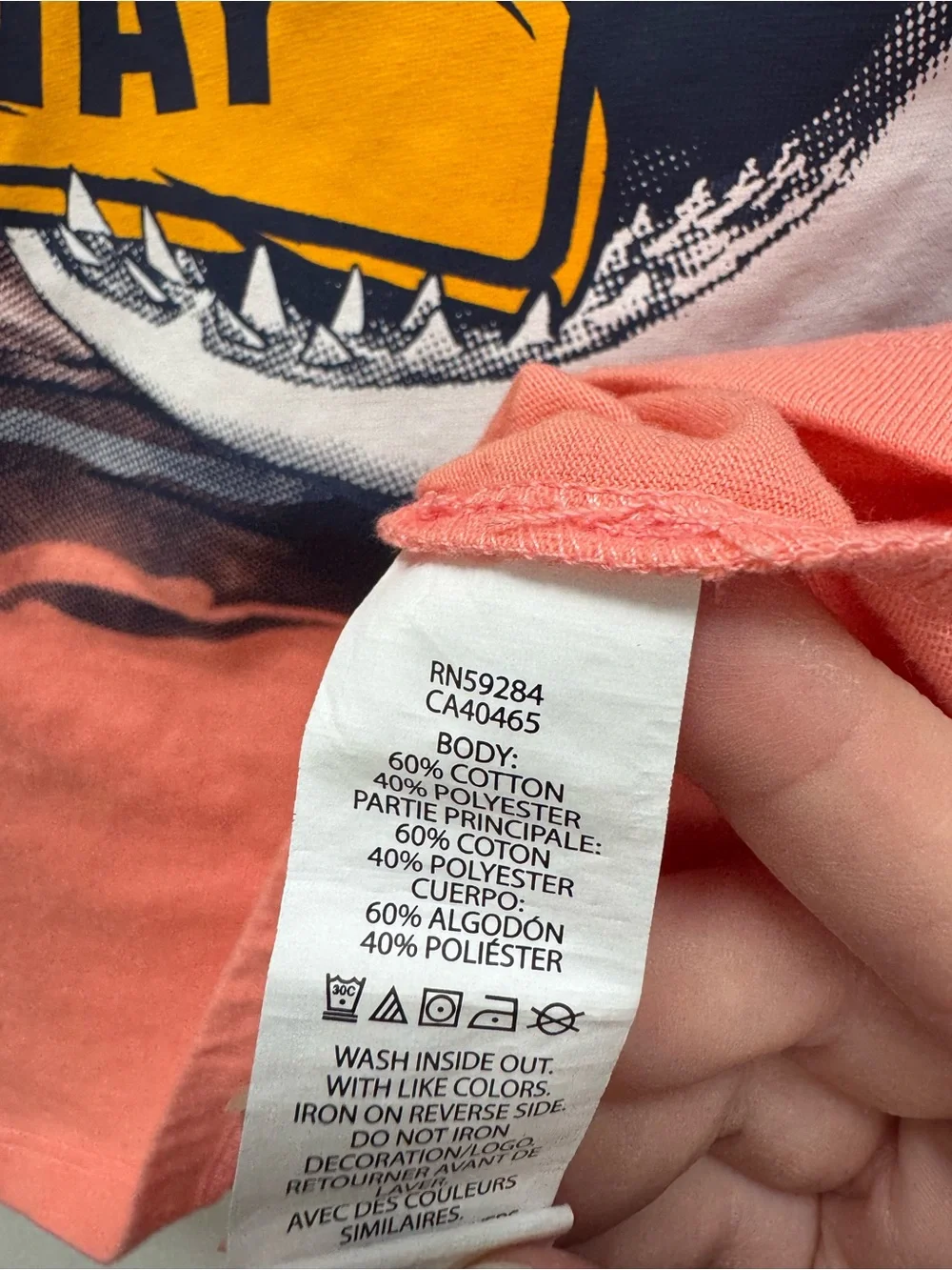 The children’s place shark tee